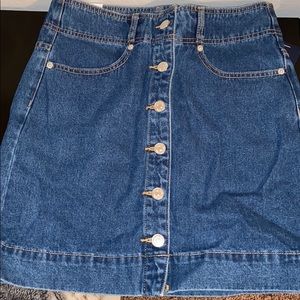 forever 21 jean skirt